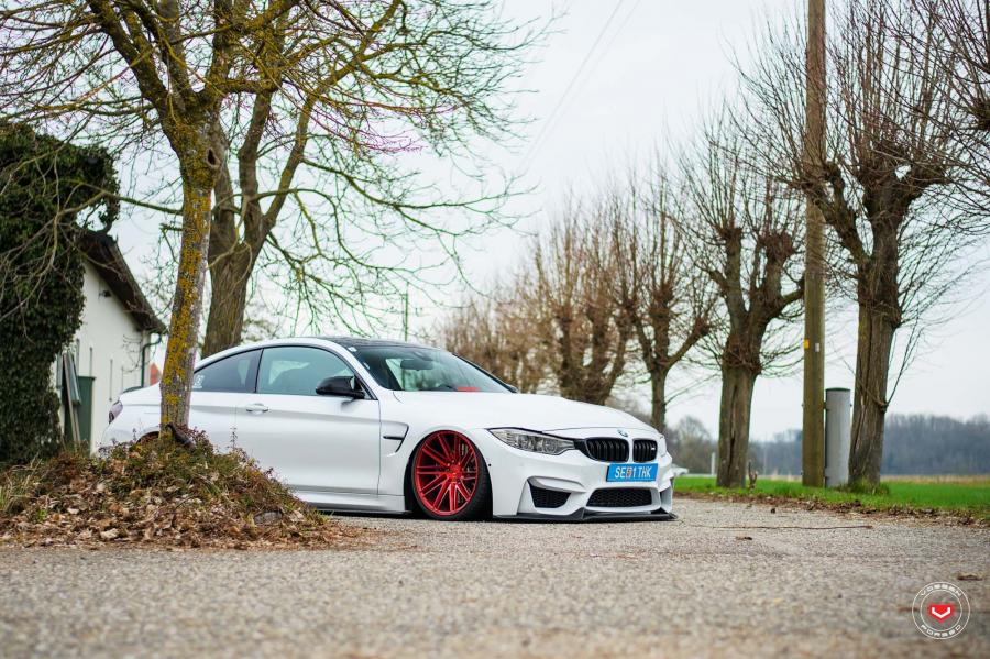  BMW M4 Coupe on Vossen Wheels (VPS-307T) 2017 года  (фото 3 из 20)